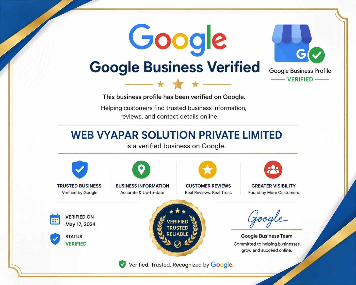 Web Vyapar Solution Pvt. Ltd.